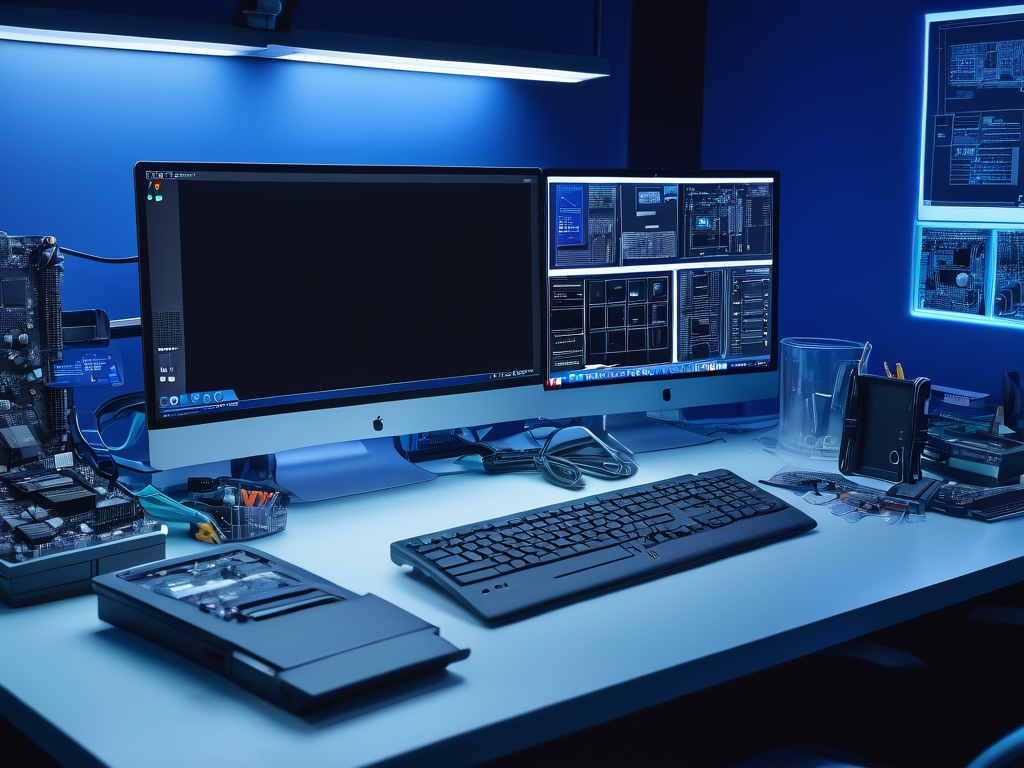 Сучасний технічний workspace Remontnik